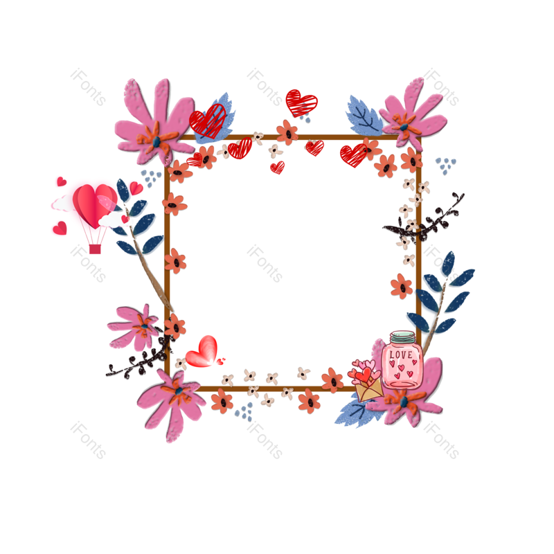简约图片,七夕元素,情人节PNG,手绘免抠素材